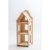 maquette kids clock gable dollhouse, minimalistic style wooden doll house, pretend play for children, fast free shipping kodomo boston