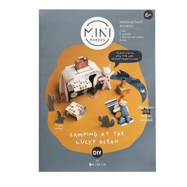 fabelab mini makers lucky ocean, kids activity book