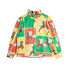 mini rodini horses woven frill blouse multi