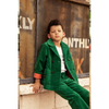 mini rodini corduroy blazer green