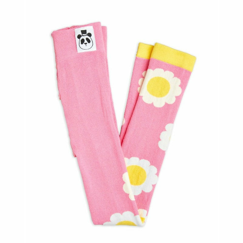 mini rodini flower leggings pink