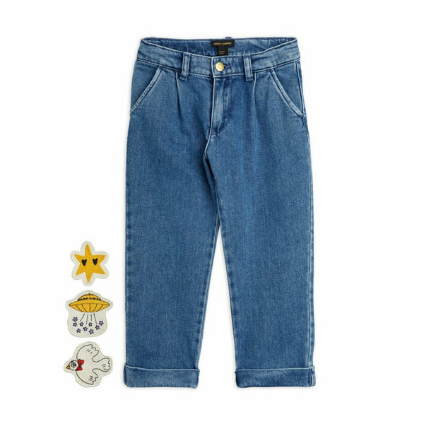 mini rodini blue denim chino