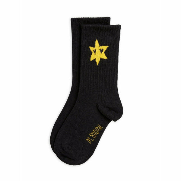 mini rodini star socks black