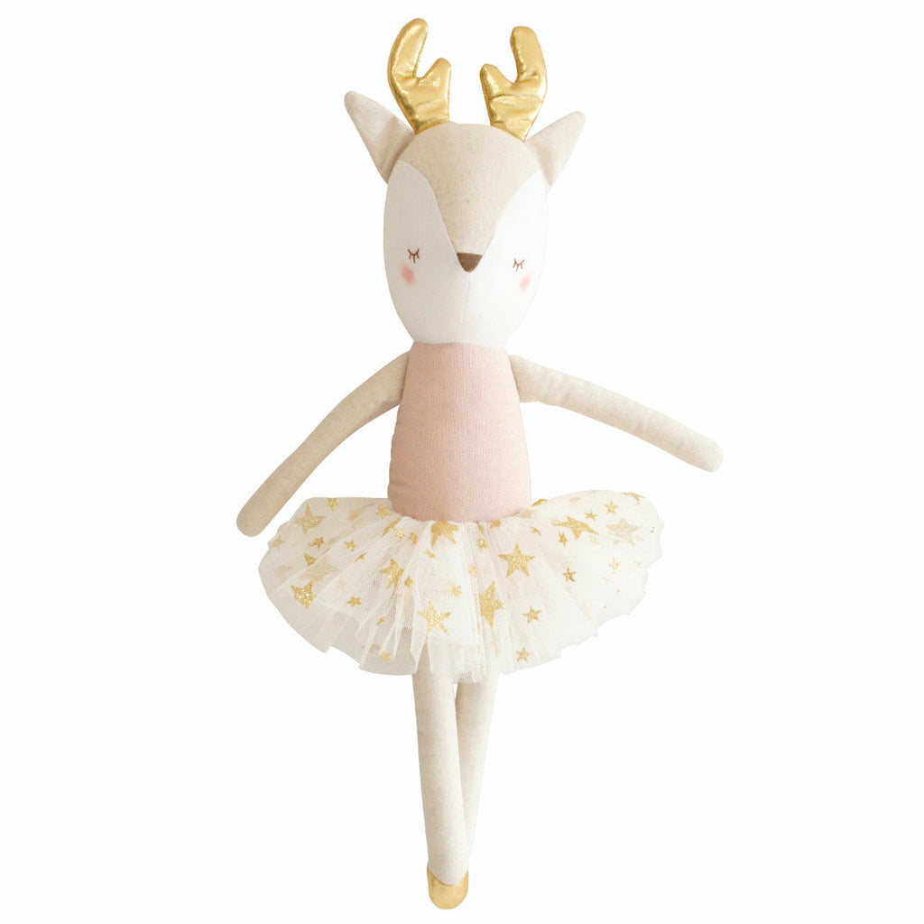 alimrose mini ballerina reindeer pale ivory star tutu