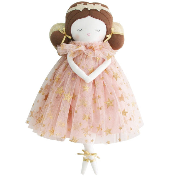 alimrose celeste fairy doll pink gold star