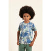 finger in the nose nolan t-shirt blue tie dye