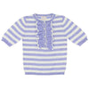 morley nixie cricket top lavender, girl's knit striped tops