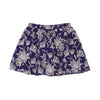 christina rohde silver flowers skirt purple