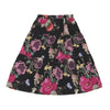 christina rohde flowers midi skirt black