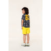 oilily short sleeve paisley shirt navy