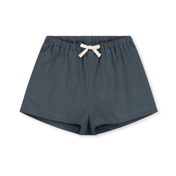 gray label oversized shorts blue grey