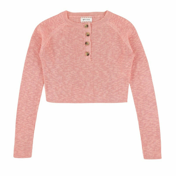 morley perth sweater salmon front view