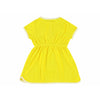 morley petunia dress canary yellow back view