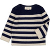 louis louise bobby baby sweater navy/off-white stripe