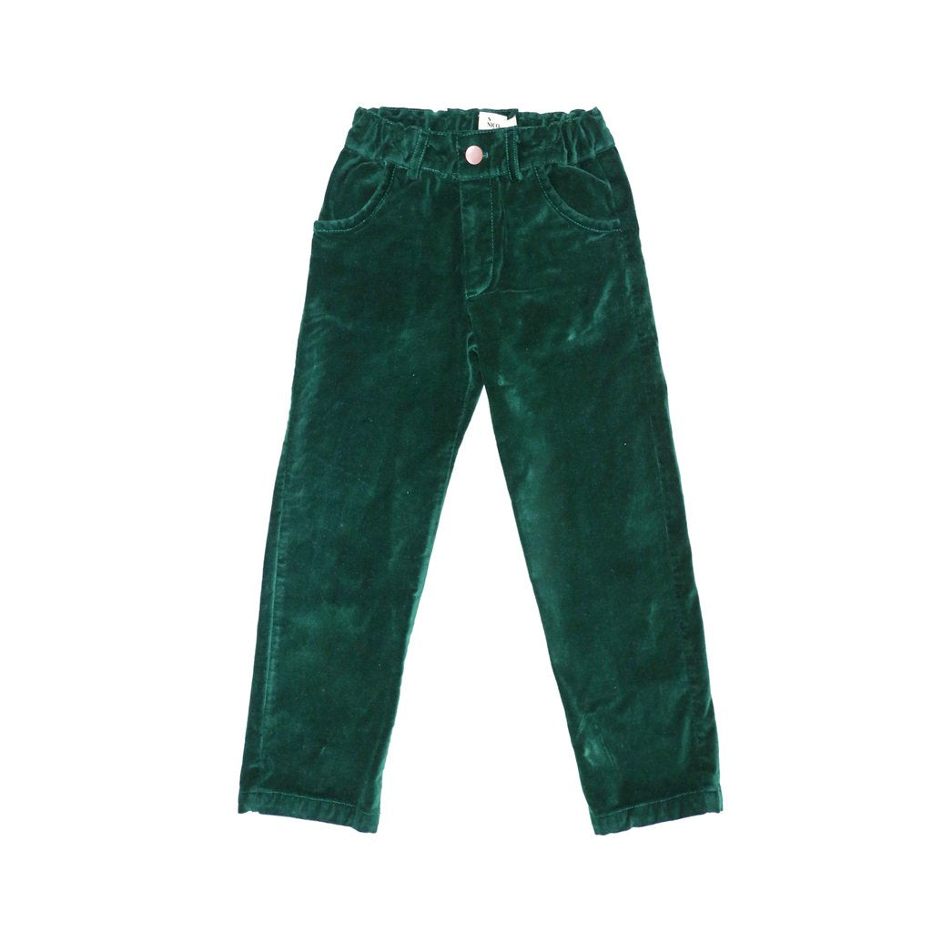 nico nico kids velvet pants from kodomo boston. free shipping