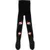 wauw capow by bang bang copenhagen rocket cakes tights black, ethical baby and kids clothing for fall winter 2020 at kodomo boston, free shipping  