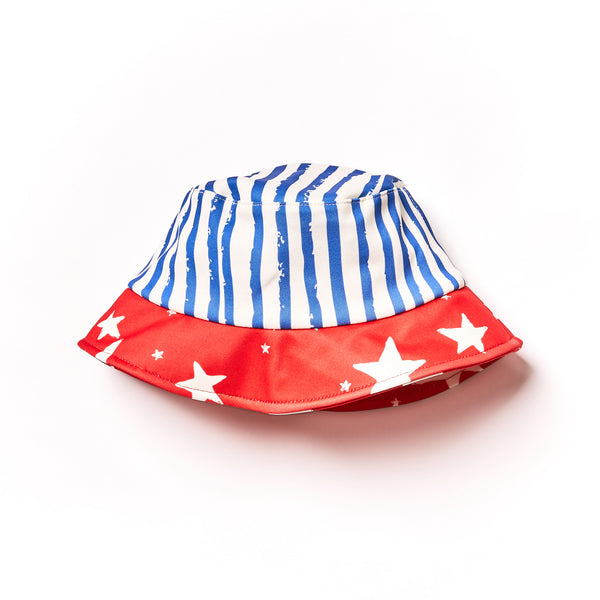 noé & zoë berlin panama hat in stars and stripes pattern. new noé & zoë berlin available at kodomo boston.
