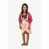 the animals observatory cat logo skirt pink