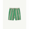 the animals observatory pig kids shorts green stripes