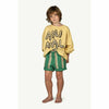 the animals observatory pig kids shorts green stripes