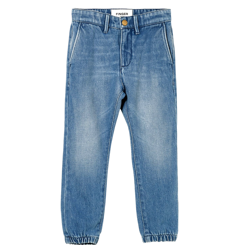 finger in the nose skater chino pants medium blue