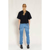 finger in the nose skater chino pants medium blue