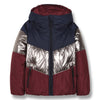 finger in the nose snowdance reversible down jacket burgundy, kodomo boston free shipping
