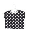 motoreta aguadulce t-shirt black & white dots - kodomo