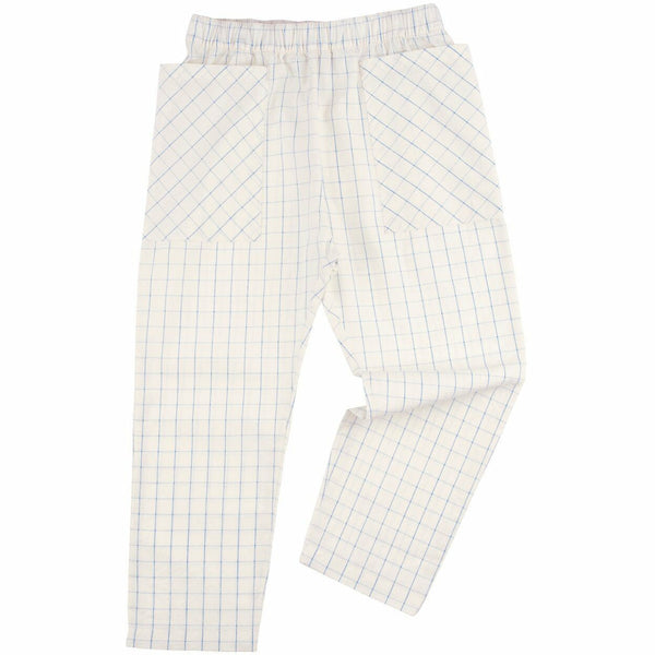 tinycottons ballon shape grid pant - kodomo