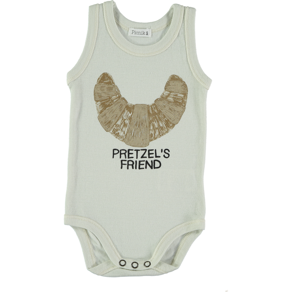 picnik new spring summer baby collection onesie croissant - free fast shipping on all orders over $99 from kodomo