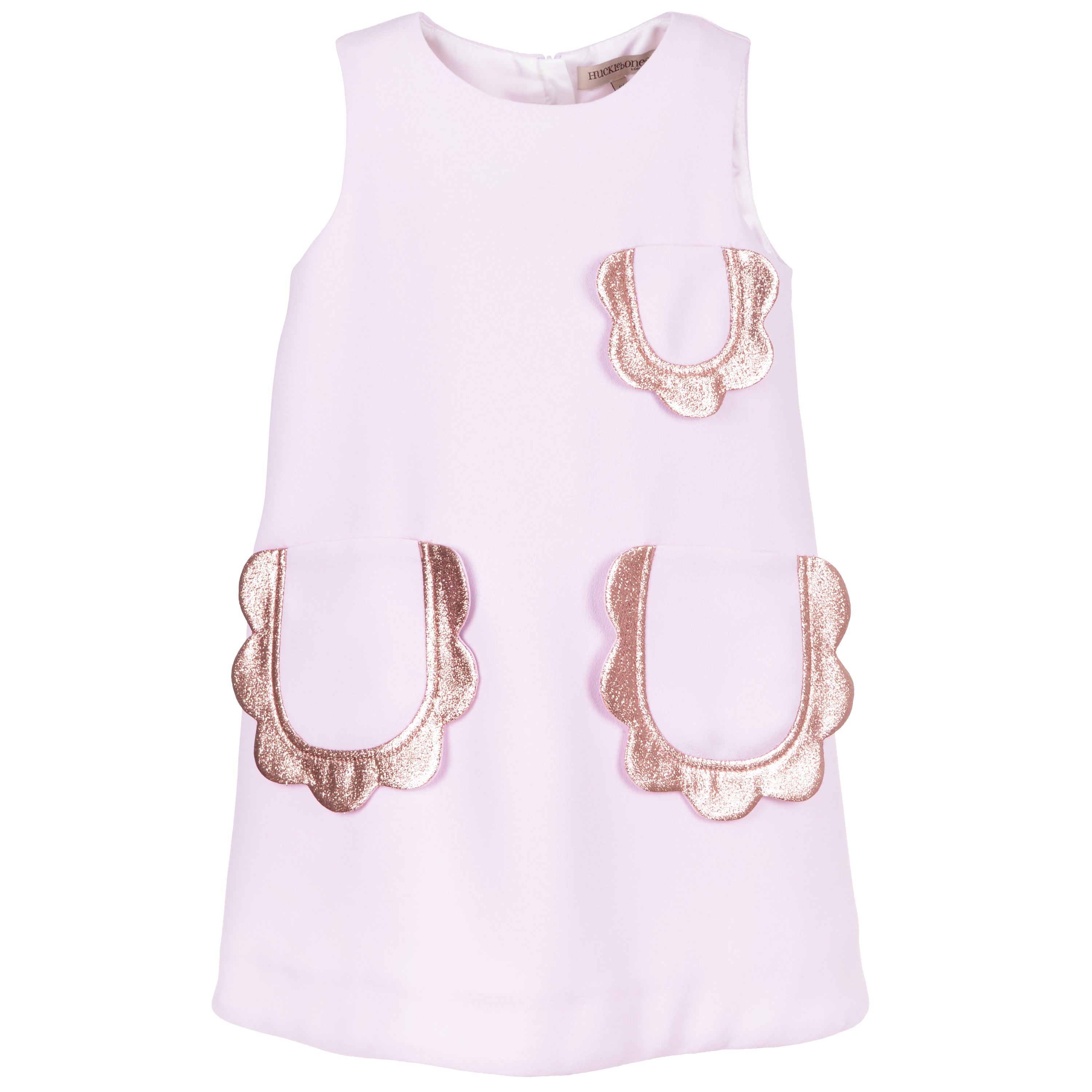 hucklebones petal pocket shift dress lilac/rose gold kodomo hucklebones petal pocket shift dress lilac/rose gold kodomo