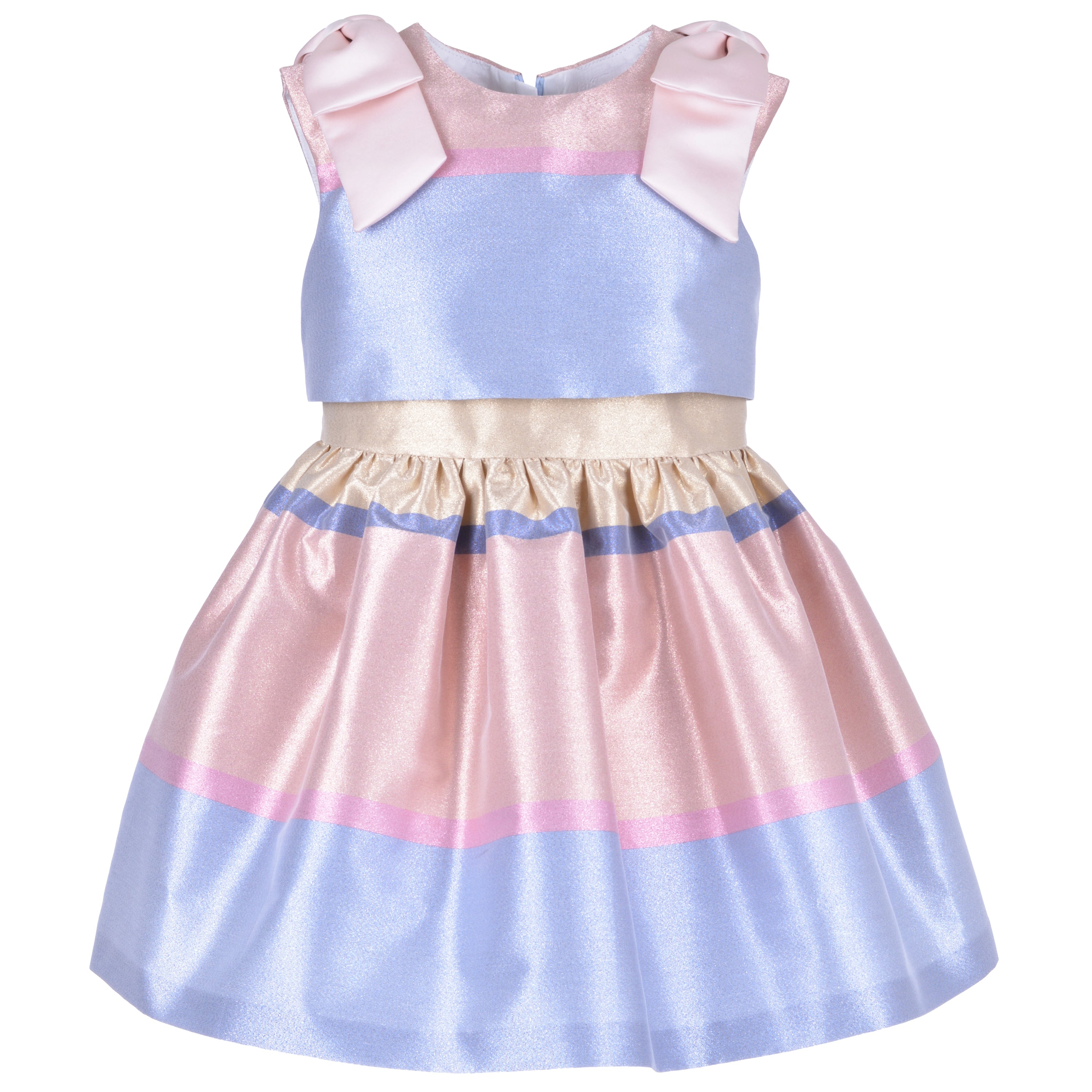 hucklebones tiered bodice dress sherbet stripe – kodomo