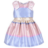 hucklebones tiered bodice dress sherbet stripe, colorful kids dress styles free shipping kodomo boston