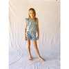 picnik sabrina shorts summer blue, girl's organic cotton bottoms