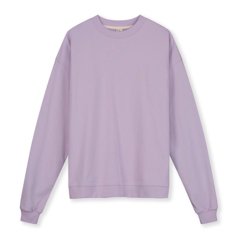 gray label adult dropped shoulder sweater purple haze
