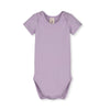 gray label baby short sleeve onesie purple haze