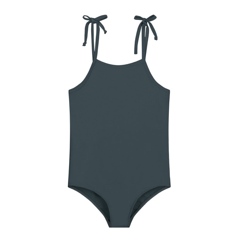 gray label swimsuit blue grey