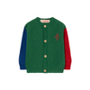 the animals observatory color toucan baby cardigan green