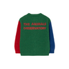 the animals observatory color toucan baby cardigan green