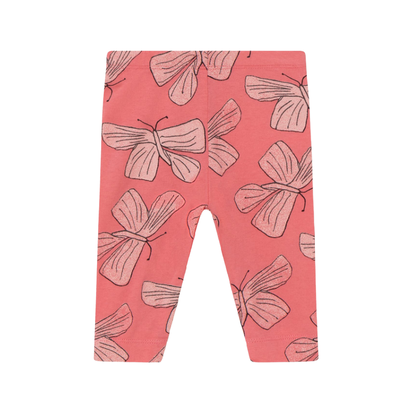 the animals observatory penguin baby pant pink butterfly