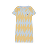 the animals observatory gorilla dress blue zigzag