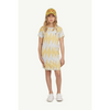 the animals observatory gorilla dress blue zigzag