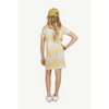 the animals observatory gorilla dress blue zigzag