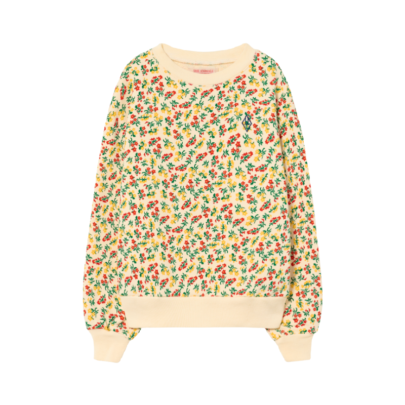 the animals observatory bear sweatshirt off white flower