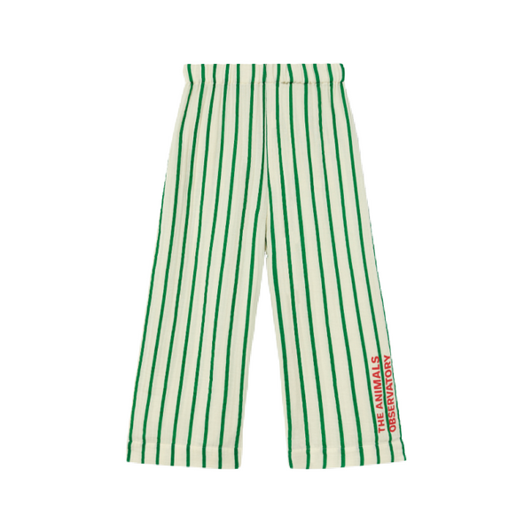 the animals observatory emu pants white stripe