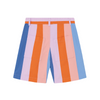 the animals observatory monkey kids shorts lilac stripes
