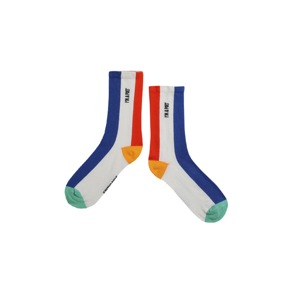 bobo choses color block long socks