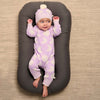 the bonnie mob tunnock baby knit hat lilac moon