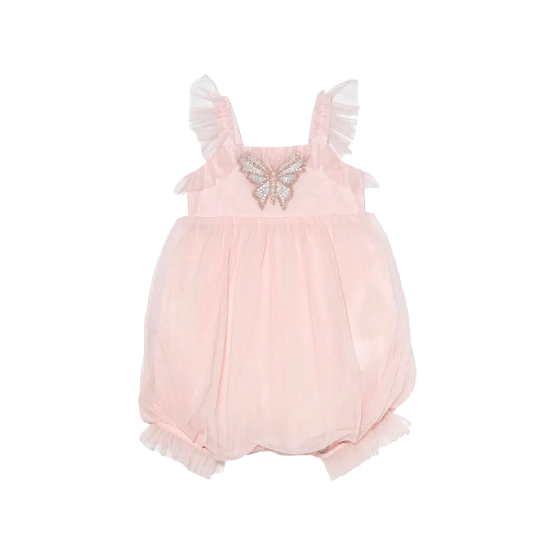 tutu du monde bébé butterfly onesie pink