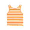 the new society guido stripe top orange